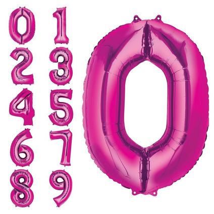 24 Number Balloon Pink 24652373 PNG