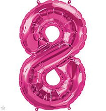 Load image into Gallery viewer, 34&quot; Pink Number Balloons
