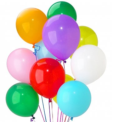 Latex Balloons with Helium Latex Balloons with Helium