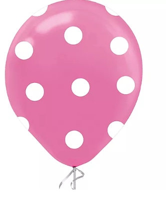 6ct Polka Dot Balloons